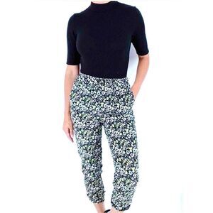 Uniqlo  floral  jogger pants.